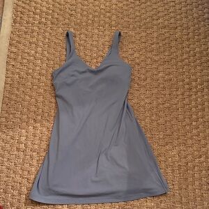 Lululemon Align Dress Belgian Blue tennis golf shorts attached women’s Sz  6